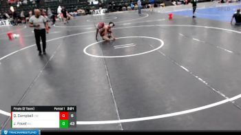 133 lbs Finals (2 Team) - Quentrevion Campbell, Chadron State vs Jevin Foust, Newman