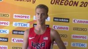 Bryce Miller after the steeple prelims