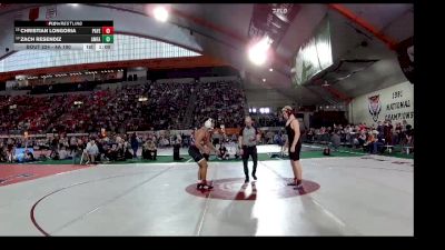 4A 190 lbs Cons. Round 1 - Zach Resendiz, American Falls vs Christian Longoria, Payette