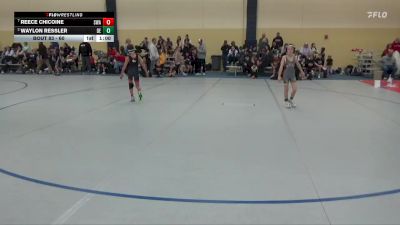60 lbs Cons. Round 5 - Reece Chicoine, Siouxland Wrestling Academy vs Waylon Ressler, DC Elite