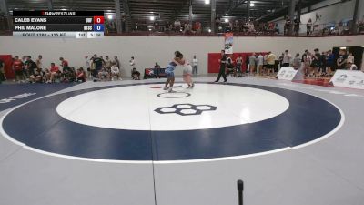 125 kg Cons. Sub-rd Of 32 - Caleb Evans, University Of Findlay vs Phil Malone, Beat The Streets Cleveland