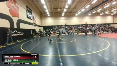 138C Round 1 - Camron Horn, Wind River vs Braxton Winfrey, Tongue River