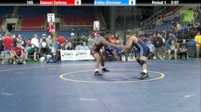 195lbs Semi-finals Sammy Colbray (OR) vs. Robert Steveson (MN)