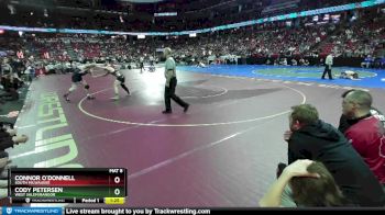 D1-165 lbs Champ. Round 1 - Cody Petersen, West Salem/Bangor vs Connor O`Donnell, South Milwaukee