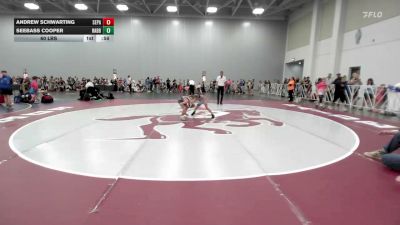 60 lbs Rr Rnd 3 - Andrew Schwarting, SEPA BLUE - EL vs Seebass Cooper, Rabbit Wrestling Club - EL