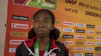 Olivia Baker feeling good after 400 bronze