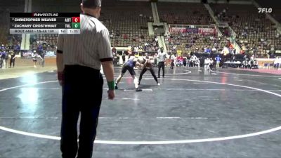 1A-4A 190 1st Place Match - Zachary Crosthwait, Tallassee vs Christopher Weaver, Alabama School For The Blind