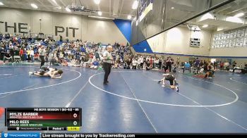 85 lbs Cons. Round 2 - Milo Rees, Jordan Junior Wrestling vs Mylze Barber, Brighton Wrestling Club