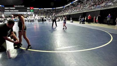 85 lbs Consy 2 - Emily Fisher, Springfield Montco vs Fiona Yablonski, Delaware Valley