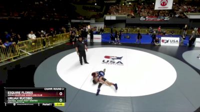 67 lbs Champ. Round 2 - Esquire Flores, Socal Grappling Wrestling Club vs Urijah Rucobo, Central Coast Most Wanted Wrestling Club