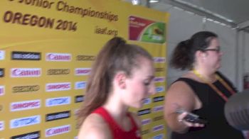 Elise Cranny after tying the best ever USA 1500 finish