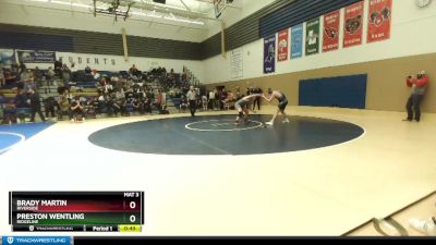 215 lbs Cons. Semi - Preston Wentling, Ridgeline vs Brady Martin, Riverside