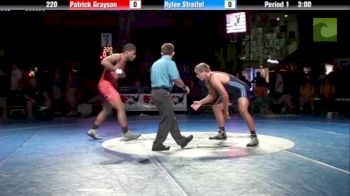 220lbs 7th Place Match Patrick Grayson (VA) vs. Rylee Streifel (MN)