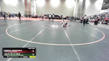 125 lbs Semifinal - Violet De La Cruz, Conroe Woodlands College Park vs Hannah Henderson, Lafayette (Wildwood)