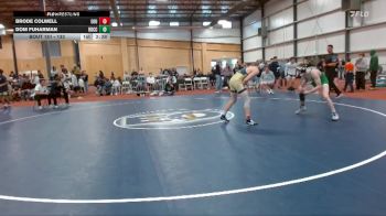 133 lbs Quarterfinal - Dom Fuharman, Big Bend Community College vs Brode Colwell, Eastern Oregon University