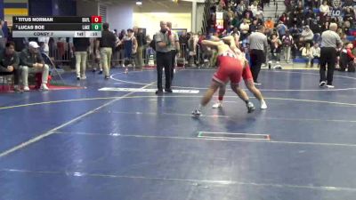 172 lbs Consy 7 - Titus Norman, Baylor-TN vs Lucas Boe, Lake Highland Prep-FL