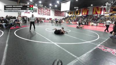 126 lbs Cons. Round 5 - Gabriel Valladares, Heritage vs Hunter Besneatte, Chaparral