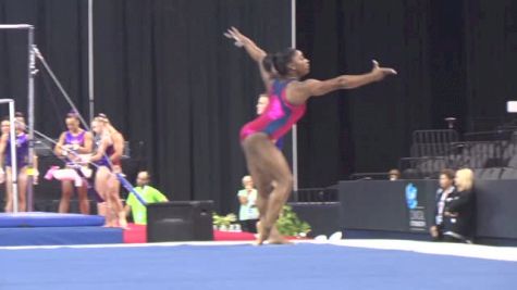 Simone Biles' Sky High Double Layout Half Out, 2014 Secret Classic Podium Training