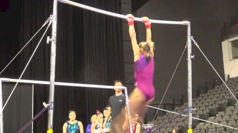 Ashton Locklear Big Swing on Bars, 2014 Secret US Classic Podium Training