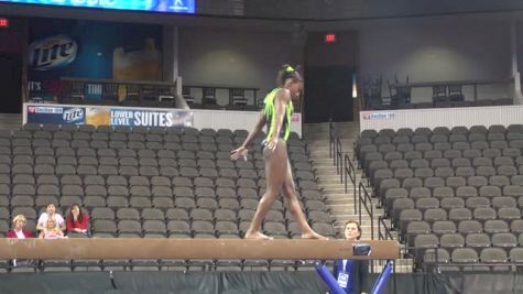 Nia Dennis Solid on Beam, 2014 Secret U.S. Classic Podium Training