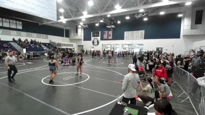 170 lbs Semifinal - Marina Bagley, Portola High School Wrestling vs Nicole Chavez, Pounders Wrestling Club