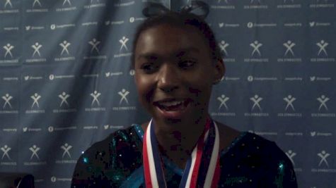 Nia Dennis Happy with Meet and Proud of Upgrades, 2014 Secret U.S. Classic