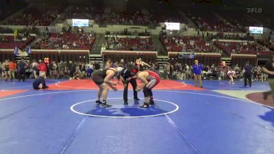 250 lbs Cons. Round 4 - Ashton Granados, Browning Indians Wrestling vs Trapper Kinamon, Conrad Wrestling Club