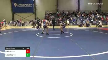 115 lbs Quarterfinal - Ryan Firth, Woodland Wrestling vs Thatcher Beisbier, South Forsyth War Wrestling