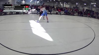 148 lbs Cons. Semi - Braxton Soll, Arlington Eagles vs Jaxon Ayres, Midwest Destroyers Wrestling Club