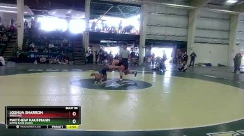 149 lbs Cons. Round 3 - Matthew Kaufmann, Notre Dame (Ohio) vs Joshua Sharron, Wheeling