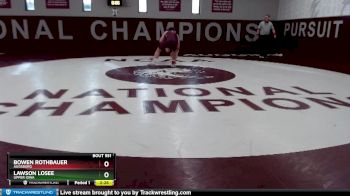 165 lbs Quarterfinal - Bowen Rothbauer, Augsburg vs Lawson Losee, Upper Iowa