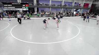 JR BOYS HARD LUCK - 124.8-125 Champ. Round 1 - Kade Gieck, Nebraska vs Cole Anderson, Wyoming