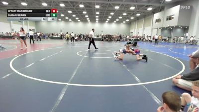 90 lbs Rr Rnd 1 - Wyatt Hassinger, 4M Power - EL vs Sloan Sears, Team Gotcha - EL