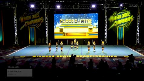 CheerFactor - MARVELS [2025 Mini Level 1 A 1] 2025 Winners Choice Live at Foxwoods