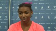 Nia Dennis Ready to Rock Championships and Happy to be Training with Gabby Douglas