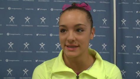 A Confident Maggie Nichols Aims for Top 3 All-Around at Championships