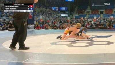 138 lbs Champ. Rd Of 32 - Collier Hartman, PA vs Sam Herring, PA