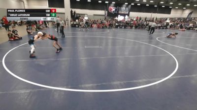53 lbs Semis - Kruz Lathrum, The Best Wrestler vs Paul Flores, Cory Clark Wrestling