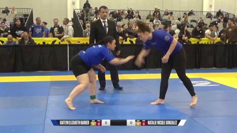 Natalie Nicole Gonzalez vs Kaitlyn Elizabeth Barker 2024 World IBJJF Jiu-Jitsu No-Gi Championship