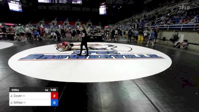 126 lbs Cons 32 #1 - Joelan Coyer, MI vs Jack Silfies, PA