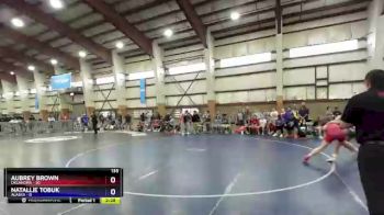 135 lbs Round 1 (4 Team) - Aubrey Brown, Oklahoma vs Natallie Tobuk, Alaska