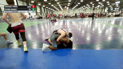 145 lbs Rr Rnd 1 - Michael Perez, Mat Assassins Silver - HSB vs Ryker Keeney, The Mailmen - HSB
