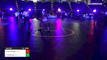 138 lbs 3rd Place - Aiden Cartwright, Mountain Vista Wrestling vs Andrew Sandoval, Bearcave