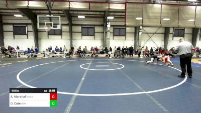 165 lbs Round Of 32 - Alex Marshall, Coast Guard vs Derek Cote, Southern Maine