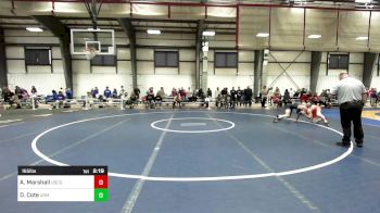 165 lbs Round Of 32 - Alex Marshall, Coast Guard vs Derek Cote, Southern Maine