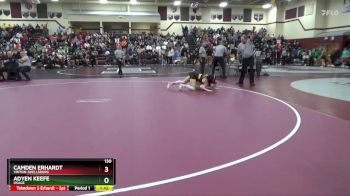 130 lbs Round 2 - Camden Erhardt, Vinton-Shellsburg vs Adyen Keefe, Osage