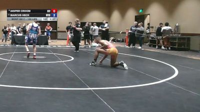 138 lbs 5th Place Match - Jasper Croom, Sons Of Thunder vs Marcus Heck, Wyoming Seminary