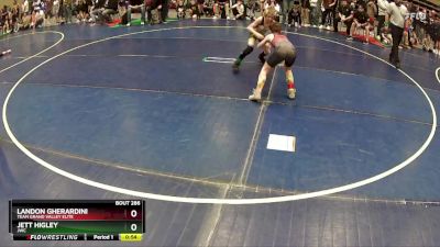 78 lbs Quarterfinal - Landon Gherardini, Team Grand Valley Elite vs Jett Higley, JWC