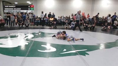 65 lbs Round Of 64 - Taze Daniels, AZ vs Emmanuel Salazar, GA