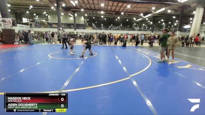 109 lbs Round 2 - Aiden Dougherty, Great Neck Wrestling Club vs Maddox Heck, King William